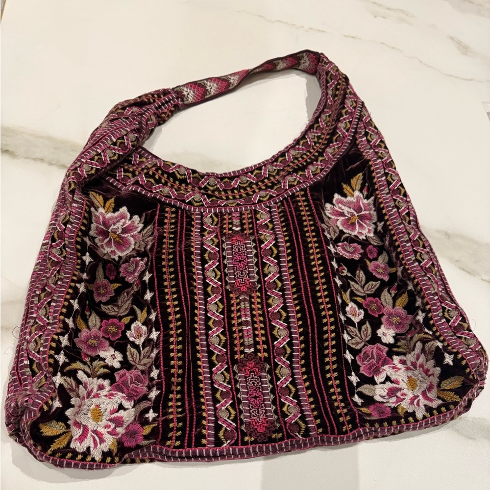 Johnny Was hobo bag. Perfect condition